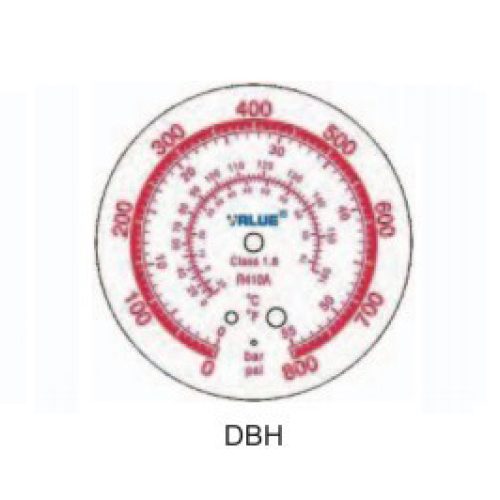 Value Ø68 Yük.Basınç Mnfld Saati (R410)