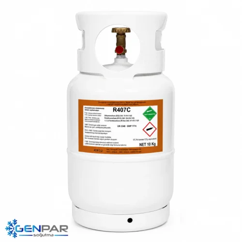 R 407C Tr Gas Tekrar Doldurulabilir Tüplü 10 Kg