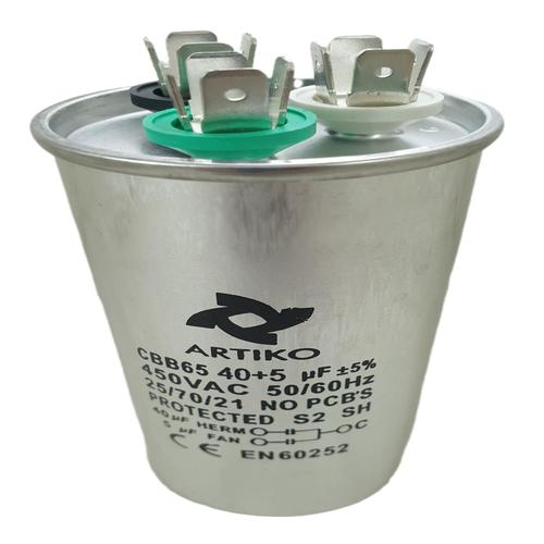 KONDANSATÖR KLİMA 370V 40+5 UF